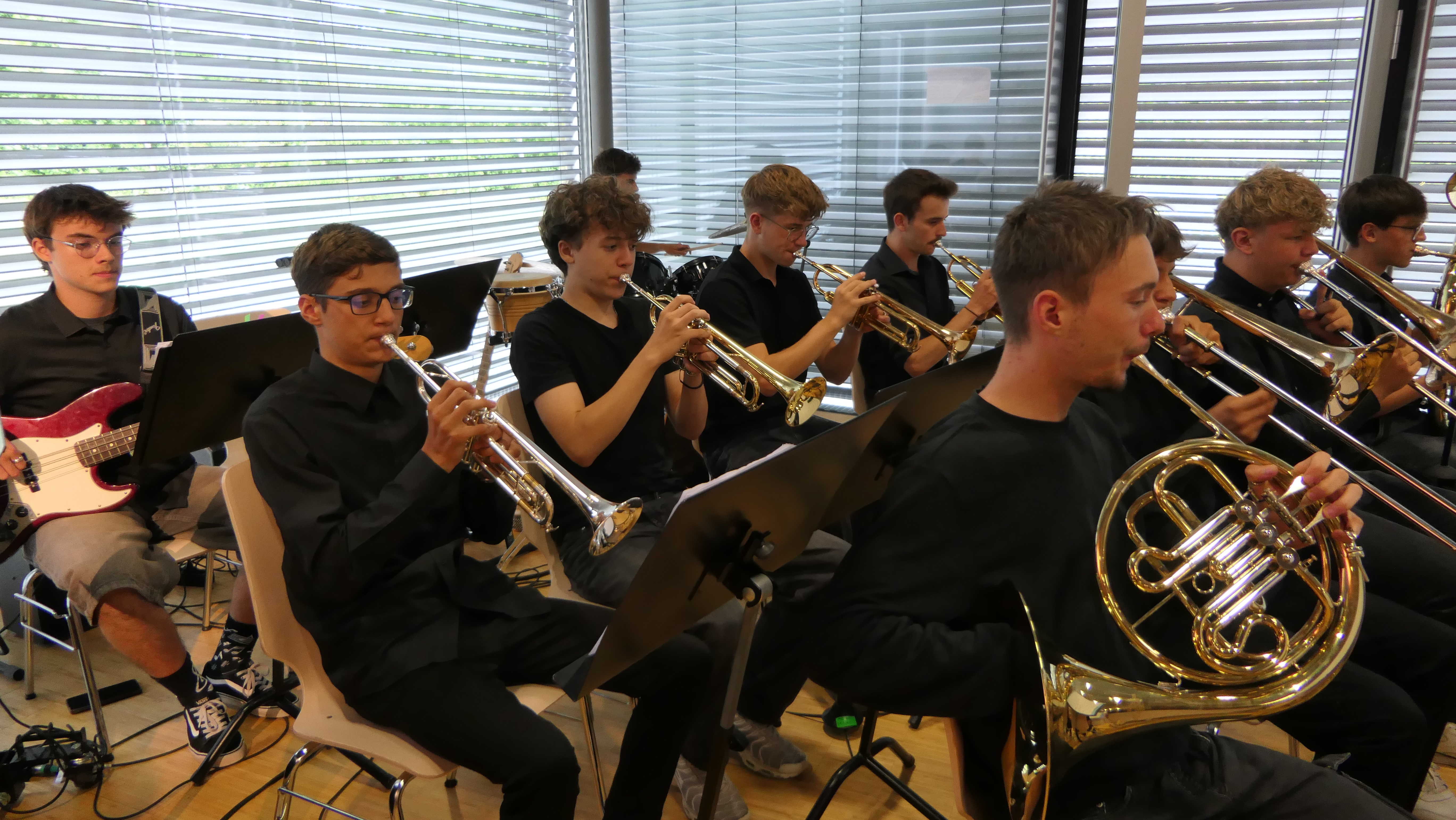 Musikalische Umrahmung des Festaktes durch die Bigband Muser Ernst RZ