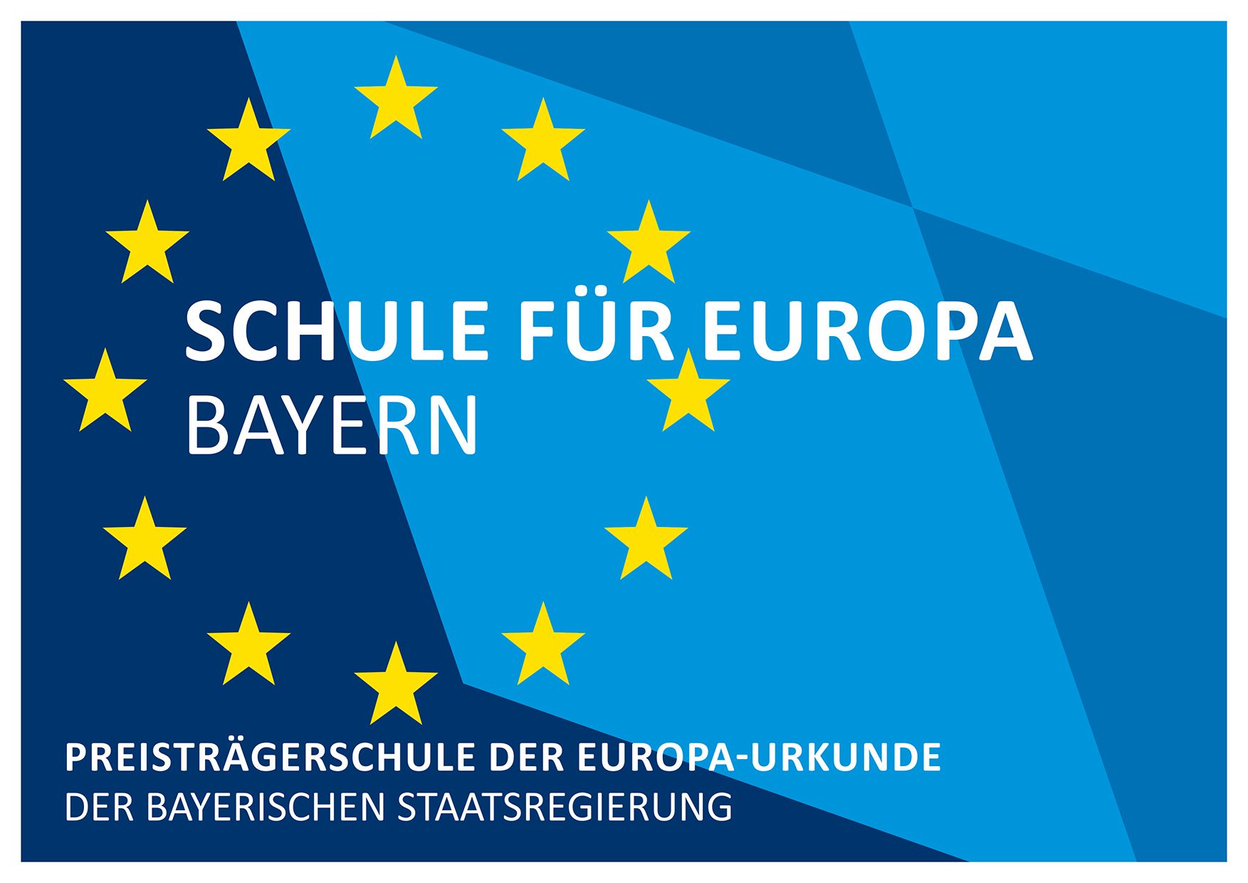 2022 02 26 Schulprofil Schule fuer Europa Logo Europa Urkunde
