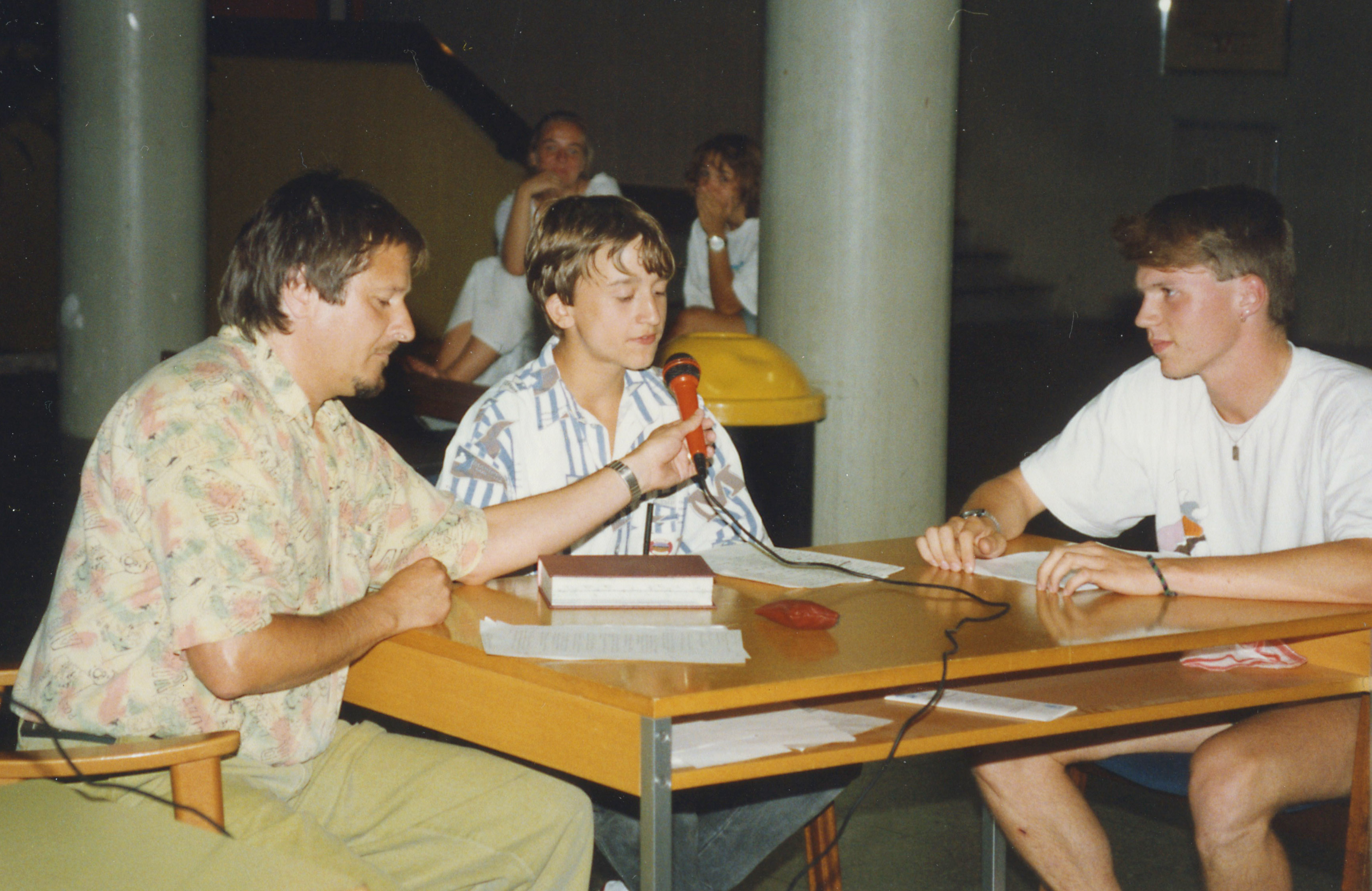 Brütting mit Markus Barth 1991