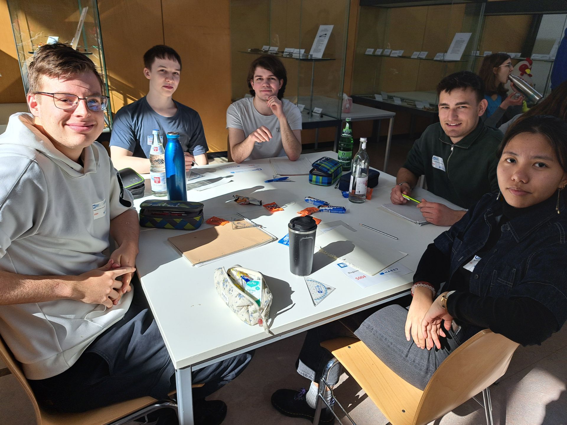 Unser Team der Q13 kurz vor dem Wettbewerbsbeginn